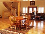 Common area of the Tabby Mountain Lodge.