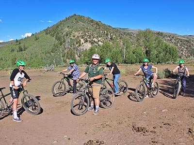 Mountain biking picture (links to mountain biking page)
