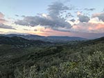 A sunset view from the Fossil Mountain Hike.
